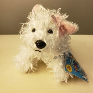 Webkinz Lil Kinz White Terrier Dog with Sealed Code NEW